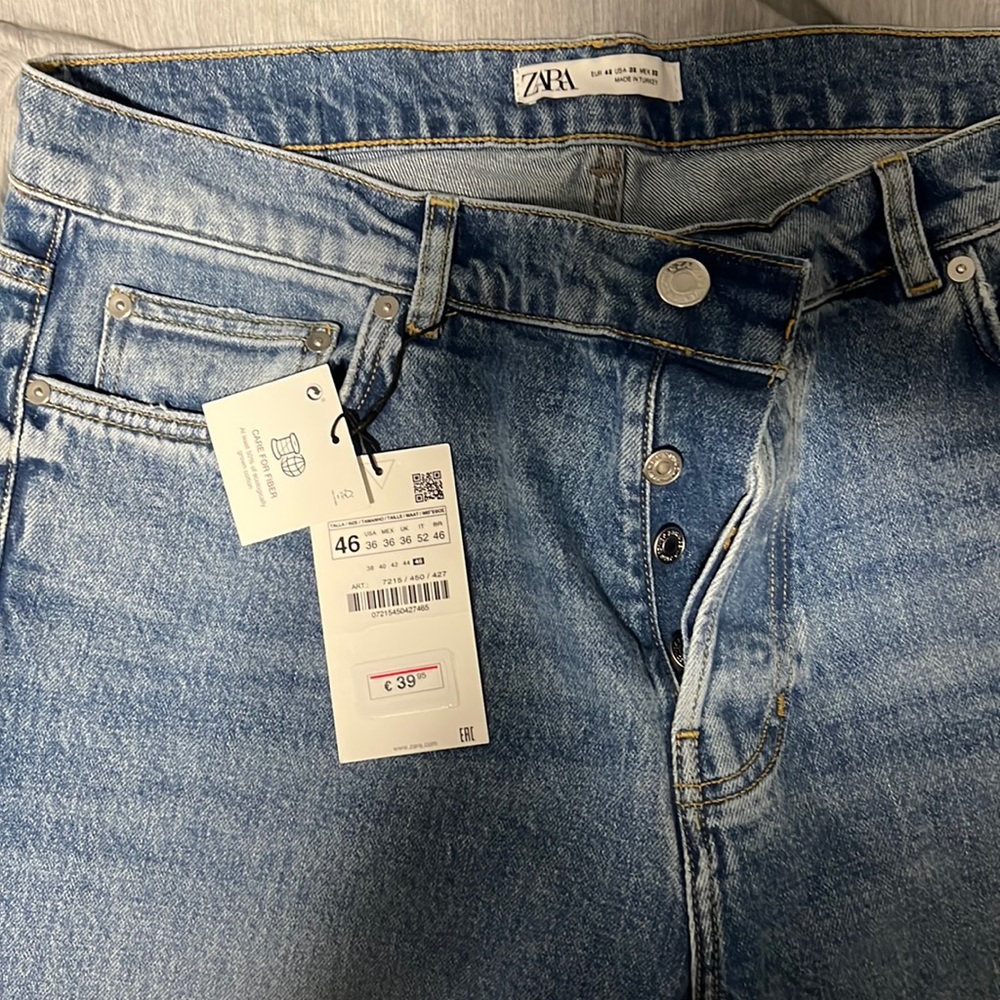 NWT Zara Men Slim Straight Jeans